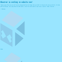 Observers web!