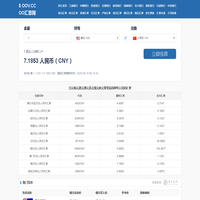 日元韩元港元澳元美元加元欧元对人民币汇率_今日汇率查询换算_韩元港元澳元汇率 - oo汇率网